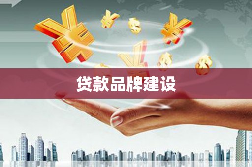 休宁贷款品牌建设