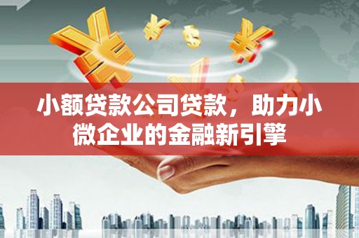 休宁小额贷款公司贷款，助力小微企业的金融新引擎