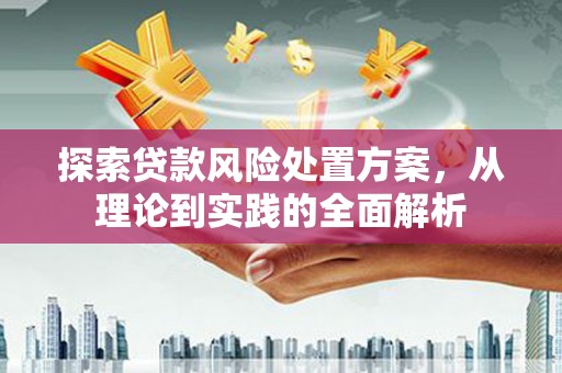 休宁探索贷款风险处置方案，从理论到实践的全面解析