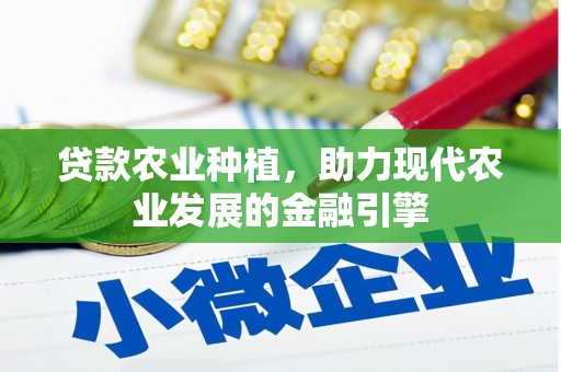 休宁贷款农业种植，助力现代农业发展的金融引擎