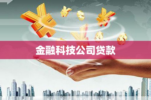 休宁金融科技公司贷款