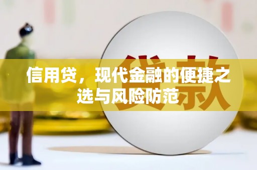 休宁信用贷，现代金融的便捷之选与风险防范