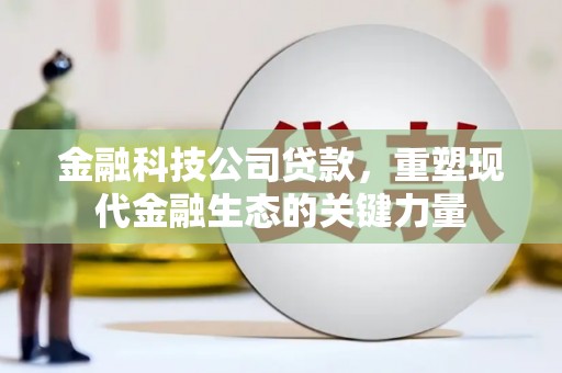 休宁金融科技公司贷款，重塑现代金融生态的关键力量