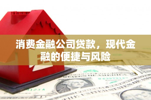 休宁消费金融公司贷款，现代金融的便捷与风险