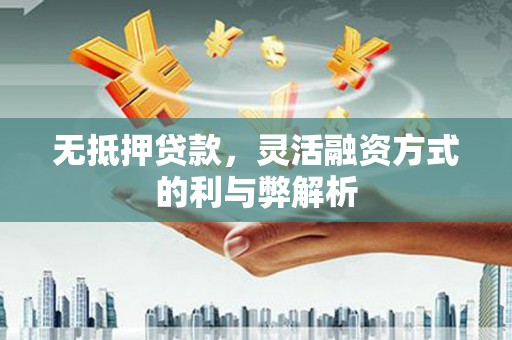 休宁无抵押贷款，灵活融资方式的利与弊解析