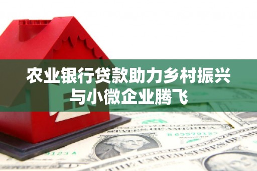 休宁农业银行贷款助力乡村振兴与小微企业腾飞