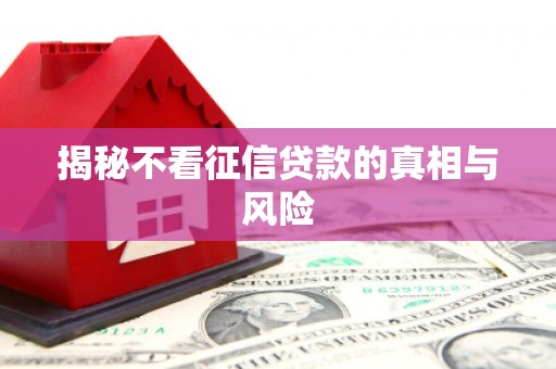 休宁揭秘不看征信贷款的真相与风险