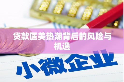 休宁贷款医美热潮背后的风险与机遇